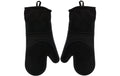 relaxdays Ofenhandschuhe Silikon Hitzeschutz Schwarz 36,5 cm Grills & Feuerstellen relaxdays
