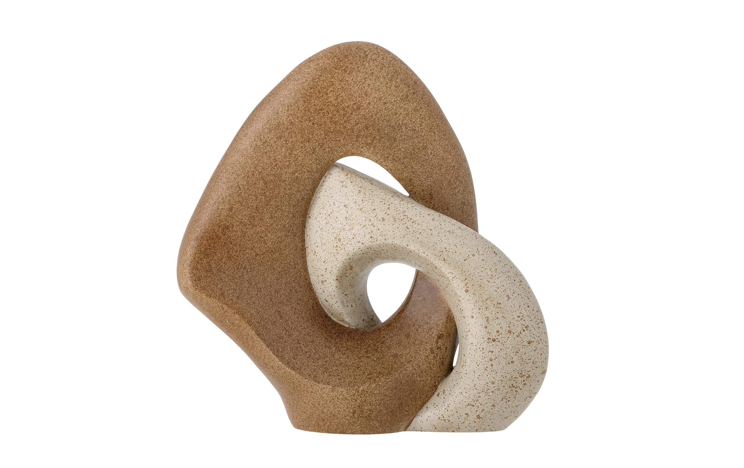 Bloomingville Esad Dekoskulptur Braun L20.5xH21.5xB8 cm, Polyresin