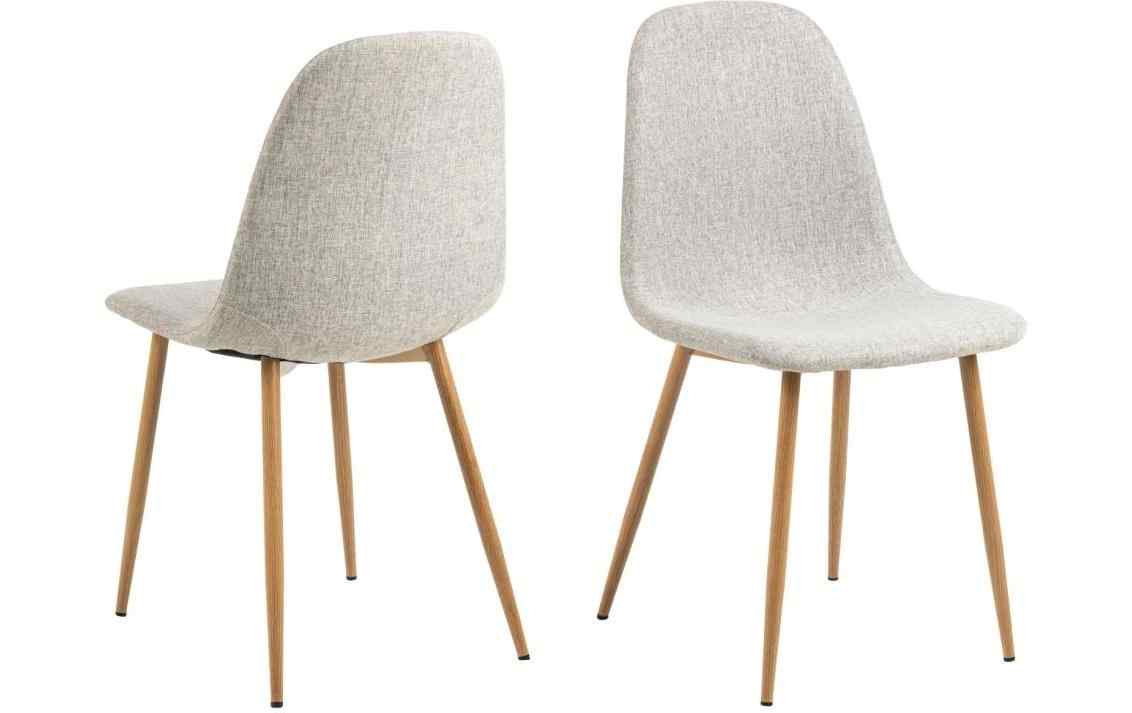 AC Design Stuhl Celia Hellgrau/Natur