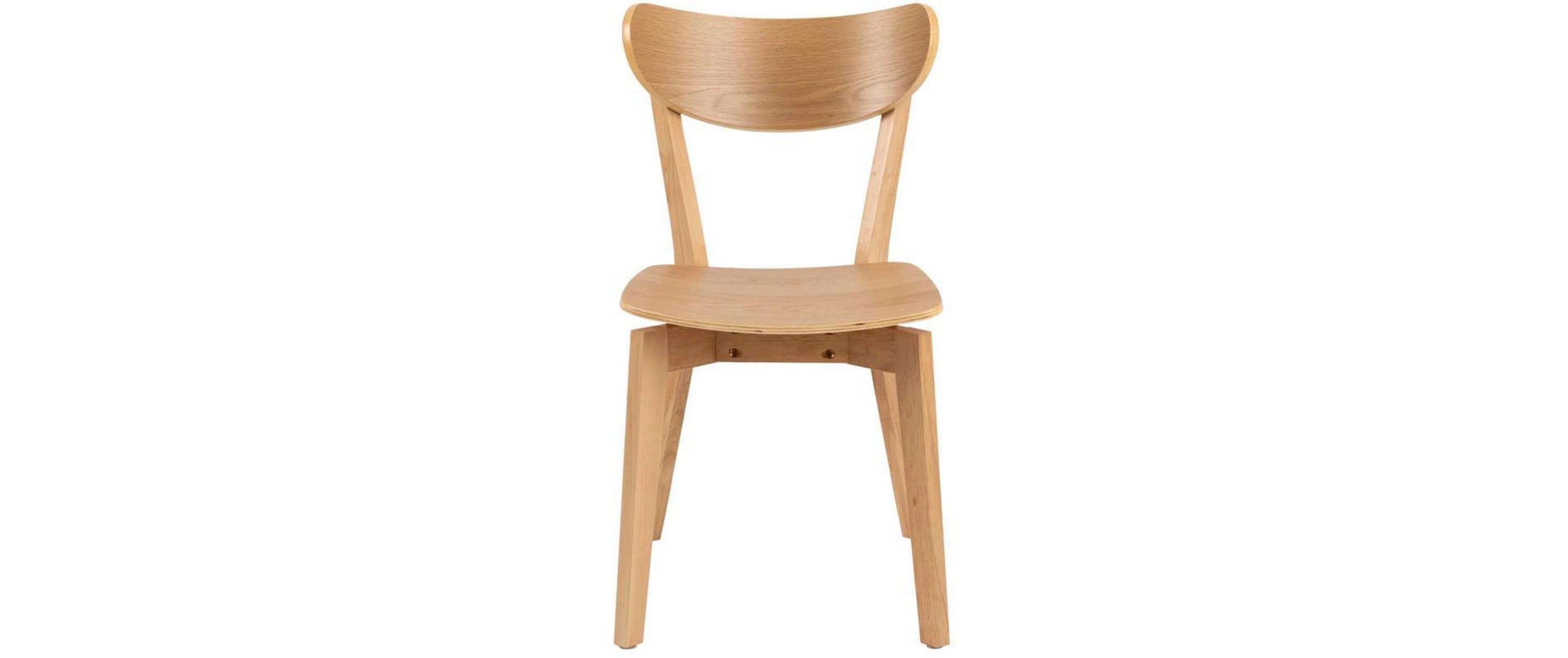 AC Design Esszimmerstuhl Roxby 2 Stück Natur/Braun/Eiche
