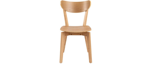 AC Design Esszimmerstuhl Roxby 2 Stück Natur/Braun/Eiche