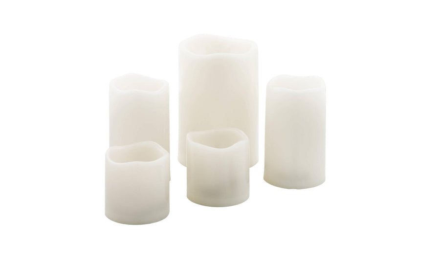EGLO Leuchten LED-Kerzen Set SOLAR 5 Stück, Beige