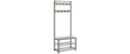Vasagle Graderobe Industrial mit Schuhregal
