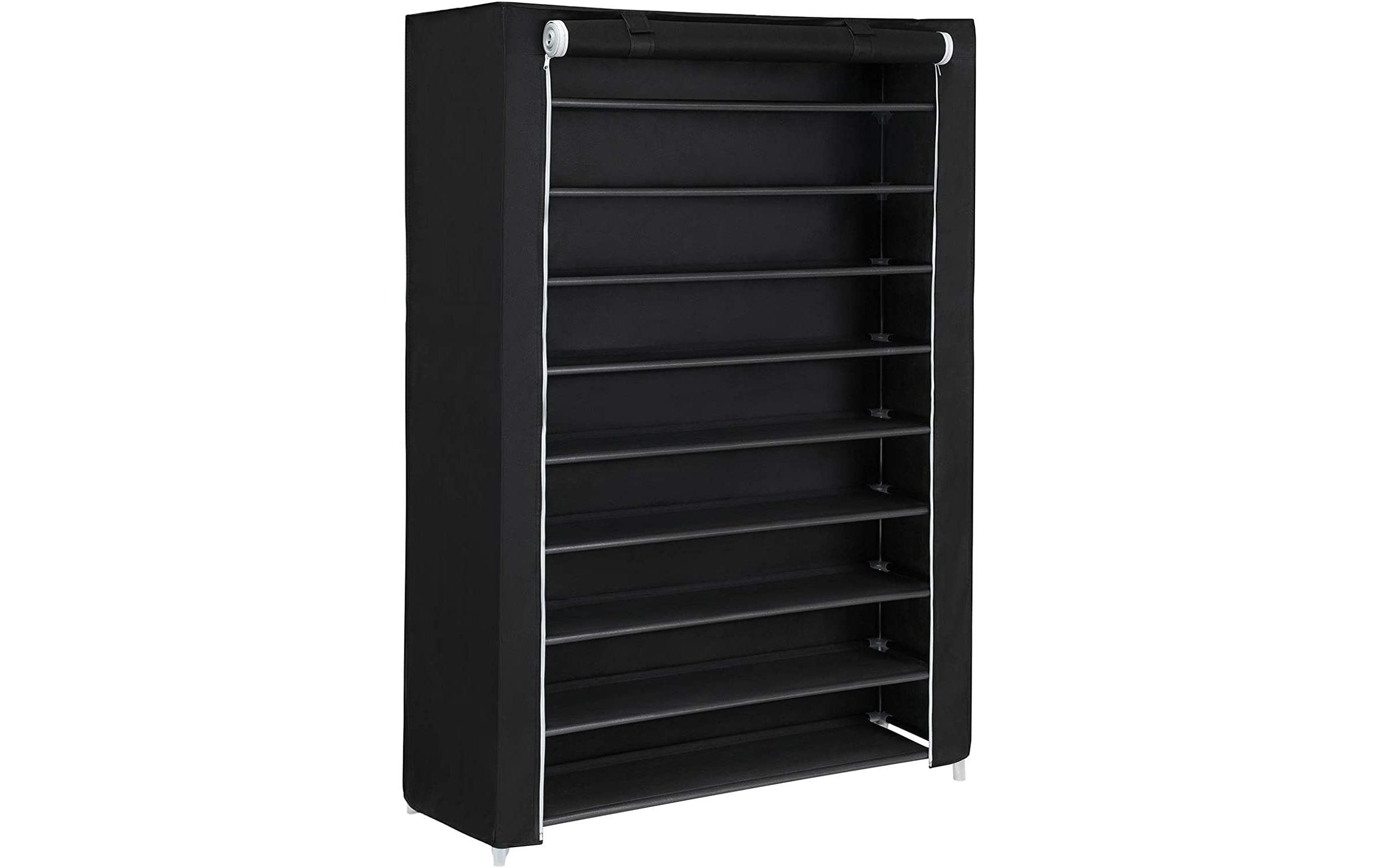 Songmics Schuhschrank mit Rolltür,Schwarz