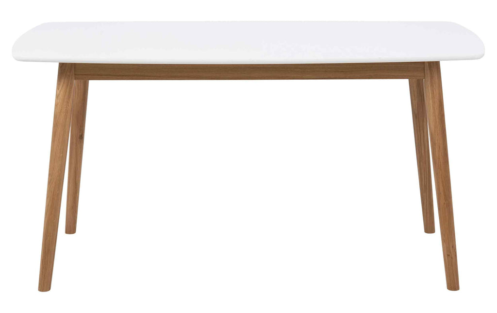 AC Design Esstisch Nagano Weiss/Braun/Eiche