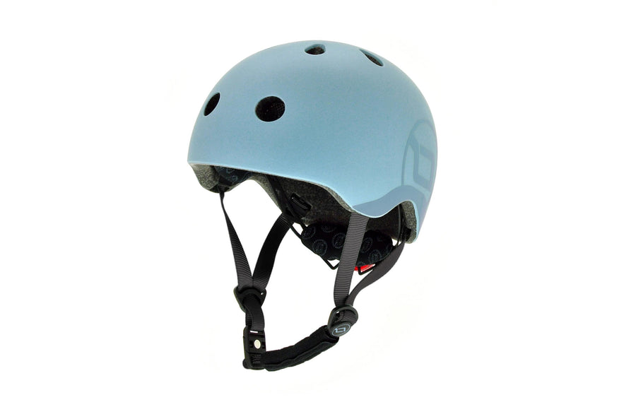 Scoot and Ride Kinderhelm Steel Blau, S-M/51 - 55