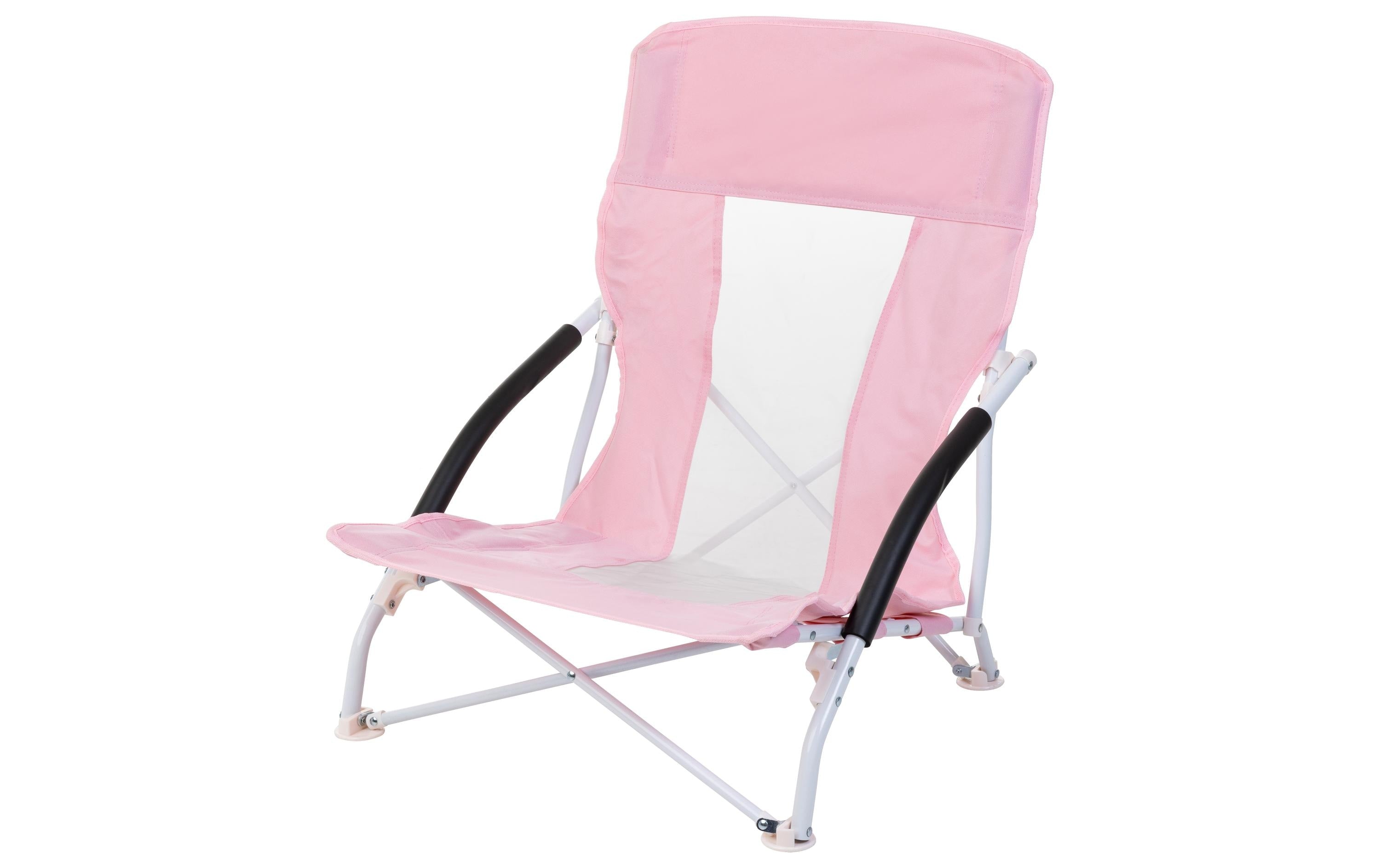 KOOR Strandstuhl Puoolo Rosa – Polyesterstuhl für Strand und Garten Garten & Outdoor > Gartenmöbel > Gartenstühle KOOR