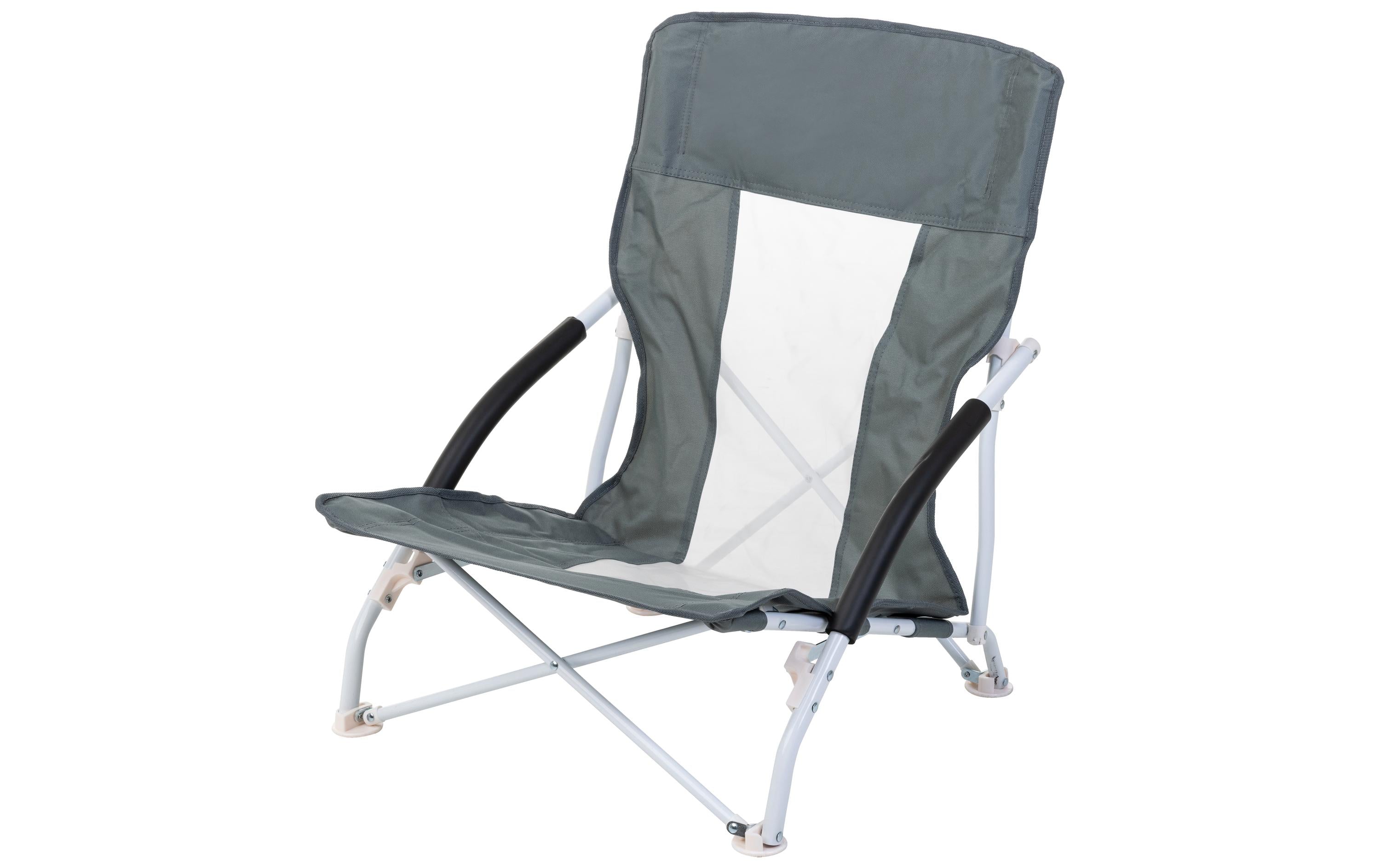 KOOR Strandstuhl Puoolo dunkelgrau – ergonomisches Design, wetterfestes Material Garten & Outdoor > Gartenmöbel > Gartenstühle KOOR