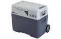 KOOR Kompressorkühlbox ACUX-R 40 blau-grau, 40 Liter, mit neuem Akku