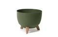 ROMA ECO WOOD Blumentopf aus ökologischem Holz grün 24 cm Garten & Outdoor > Pflanzen > Pflanzengefäße Neogard AG