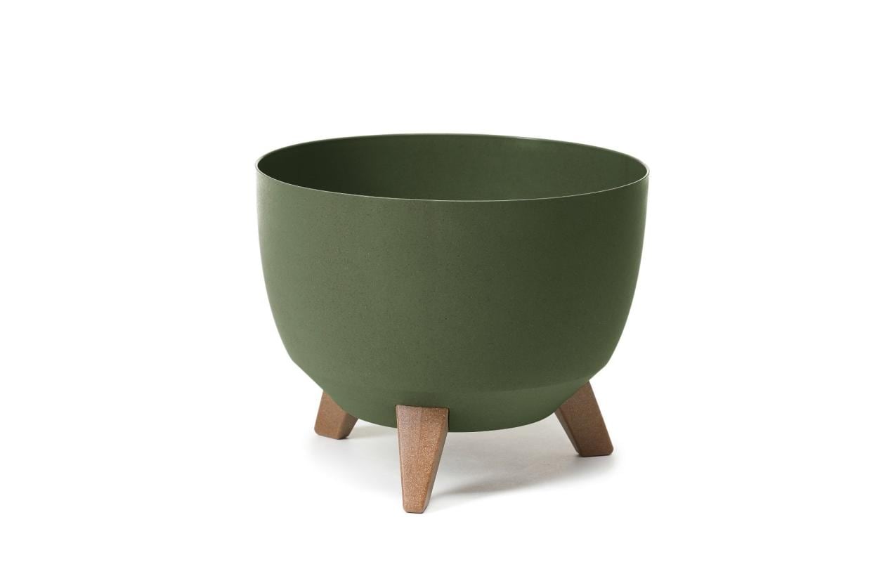 ROMA ECO WOOD Blumentopf aus ökologischem Holz grün 24 cm Garten & Outdoor > Pflanzen > Pflanzengefäße Neogard AG