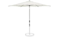 SLide Sonnenschirm 250 cm Polyester Sandweiß Outdoor Garteneinrichtung Suncomfort by Glatz