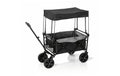 Leiterwagen Faltbar Mit Dach EASYmaxx Schwarz
