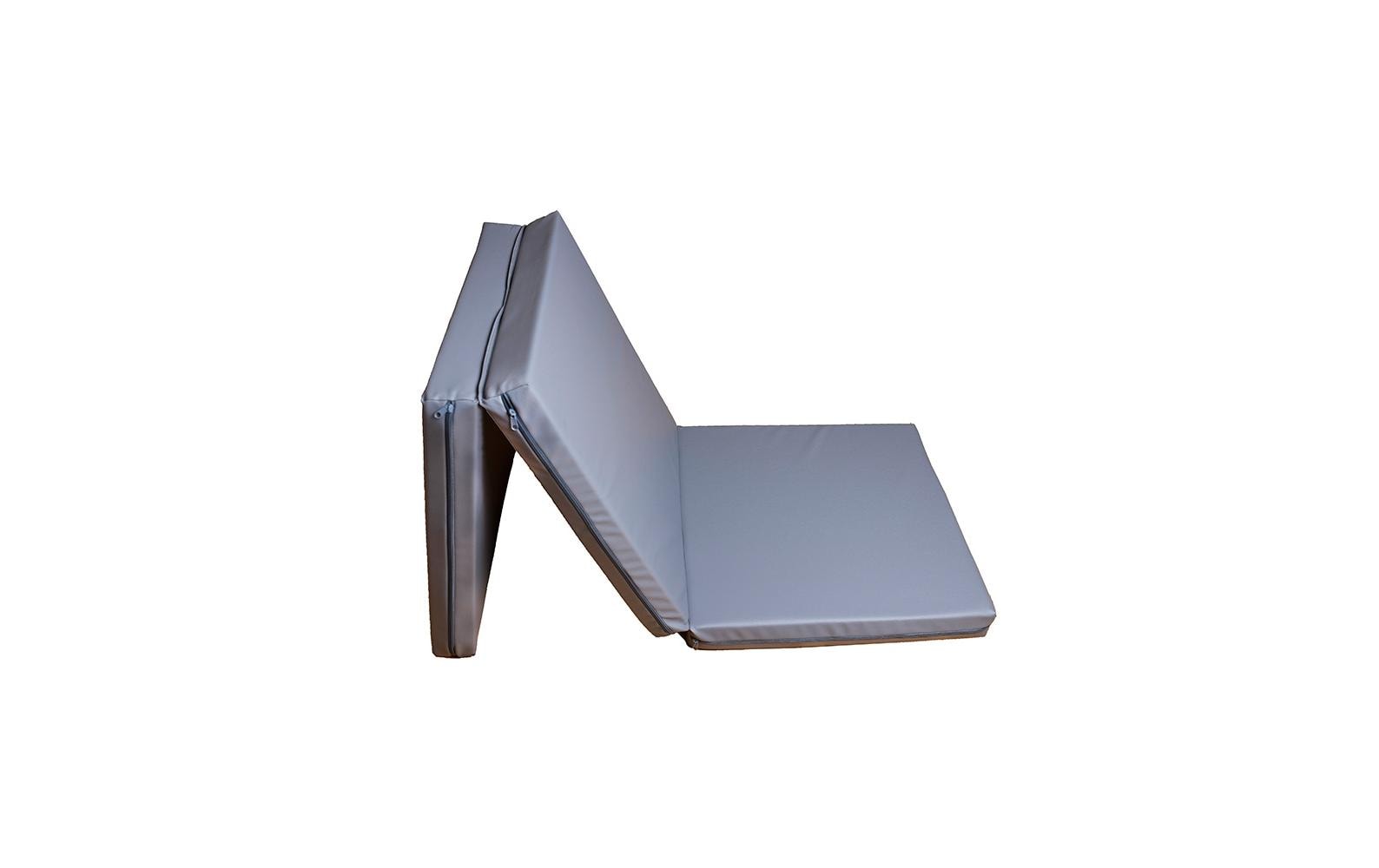 BenchK Gymnastikmatte Grau Klappbar 180x60 cm Schaumstoff Sport & Freizeit > Fitness > Zubehör BenchK