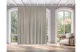 Casa Leon Tagvorhang, Beige 140x245cm,1er Faltenband,65&%Lein.,35%Poly.