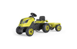 Smoby Traktor Farmer XL Grün Mit Anhänger