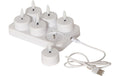 LED Teelichter 6er Set Weiss Flamme Indoor Star Trading