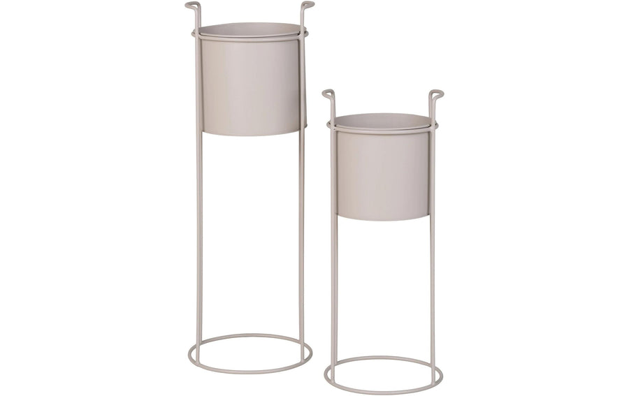 House Nordic Pflanzenständer Rabo Sand 2er Set aus robustem Material Garten & Outdoor > Pflanzen > Pflanzengefäße House Nordic