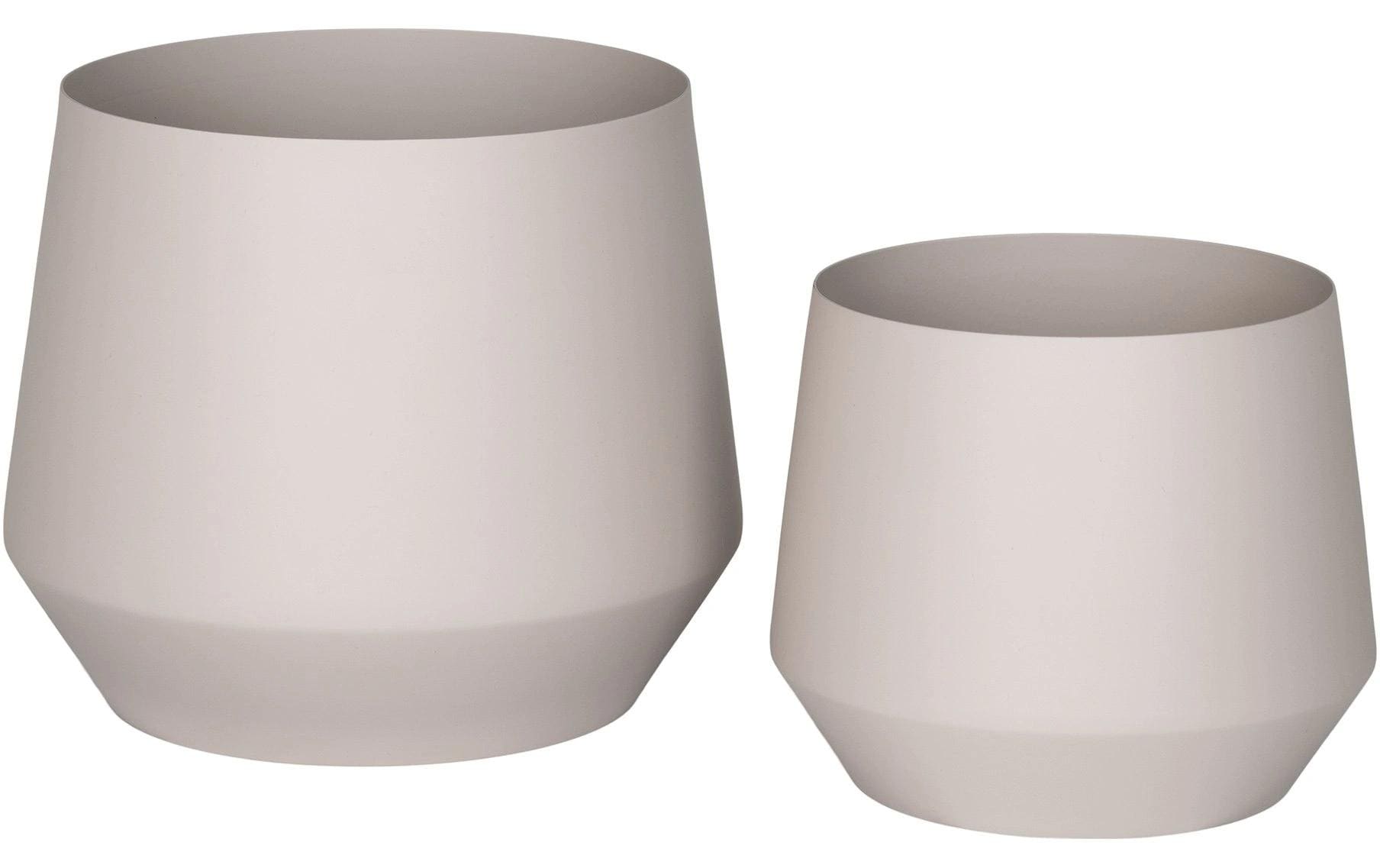 House Nordic Blumentopf Set Trofa Keramik Sandfarbe 2 Stück Garten & Outdoor > Pflanzen > Pflanzengefäße House Nordic