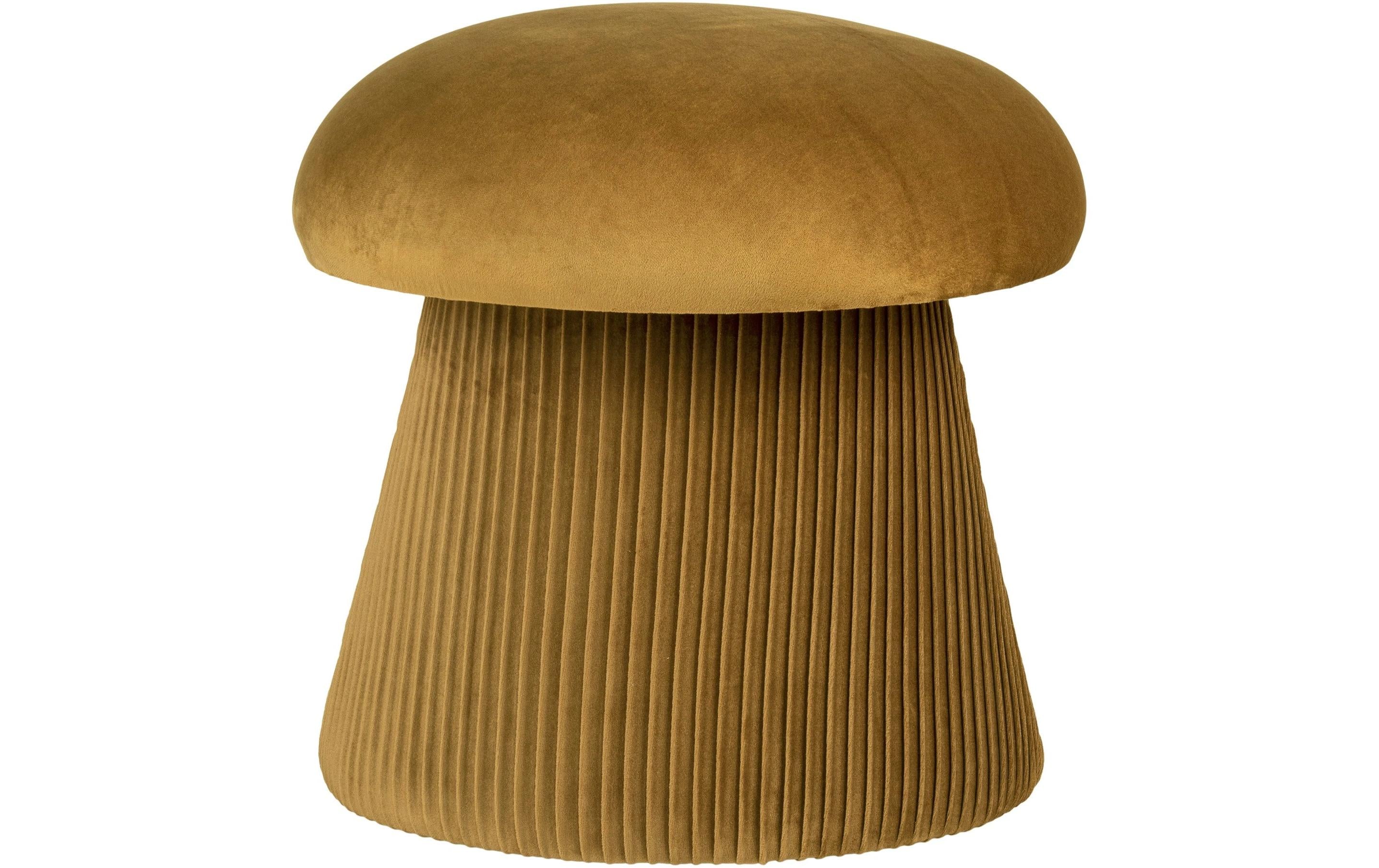 House Nordic Pouf Hampton Goldbraun