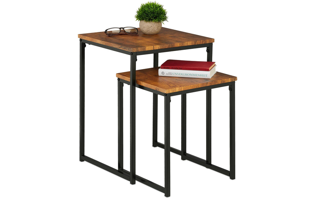 relaxdays Couchtisch 2er Set