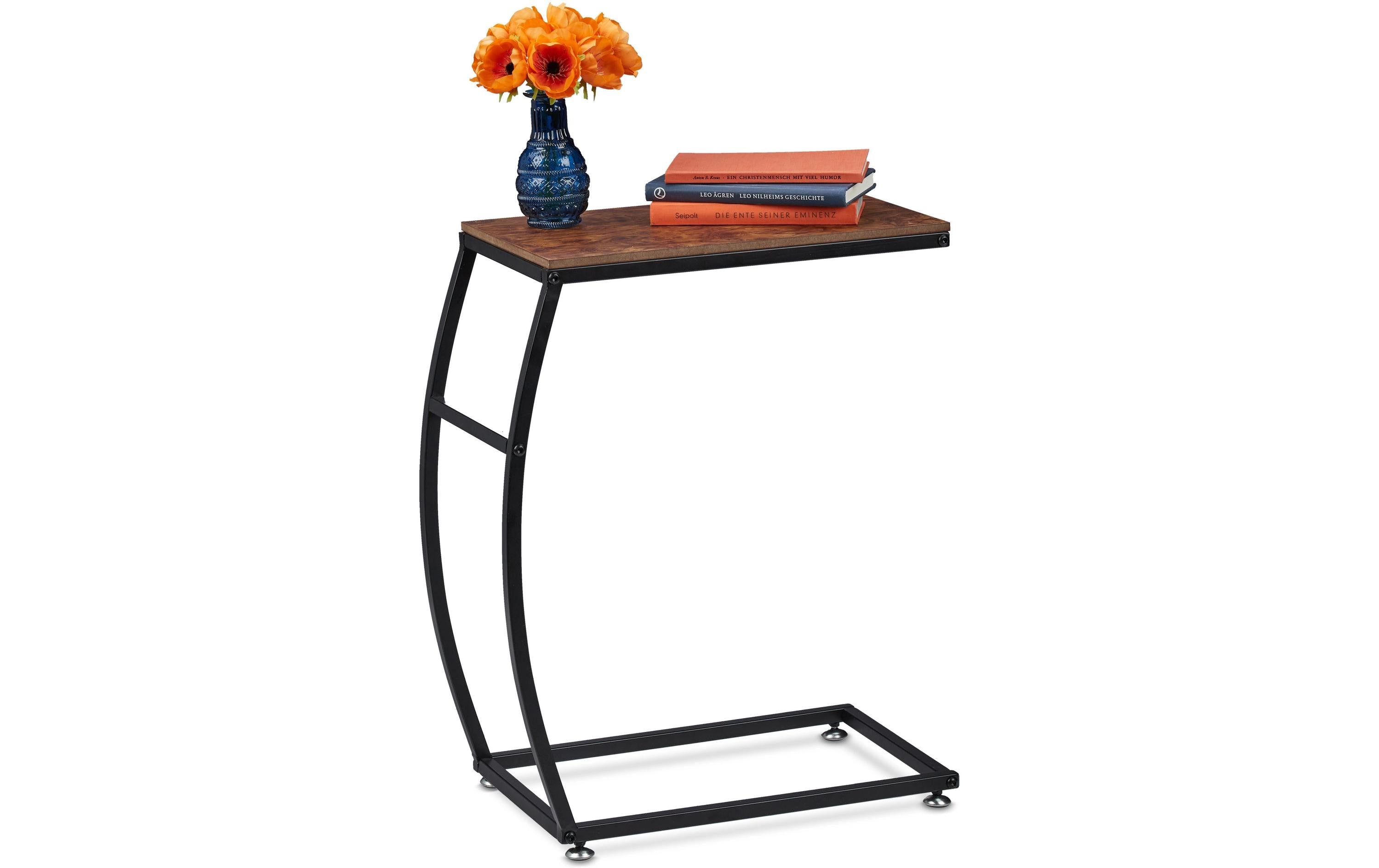 relaxdays Beistelltisch Industrial 47.5 cm x 58.5 cm