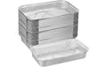 Relaxdays Grillschalen Aluminium 50er Set rechteckig Grills & Feuerstellen relaxdays