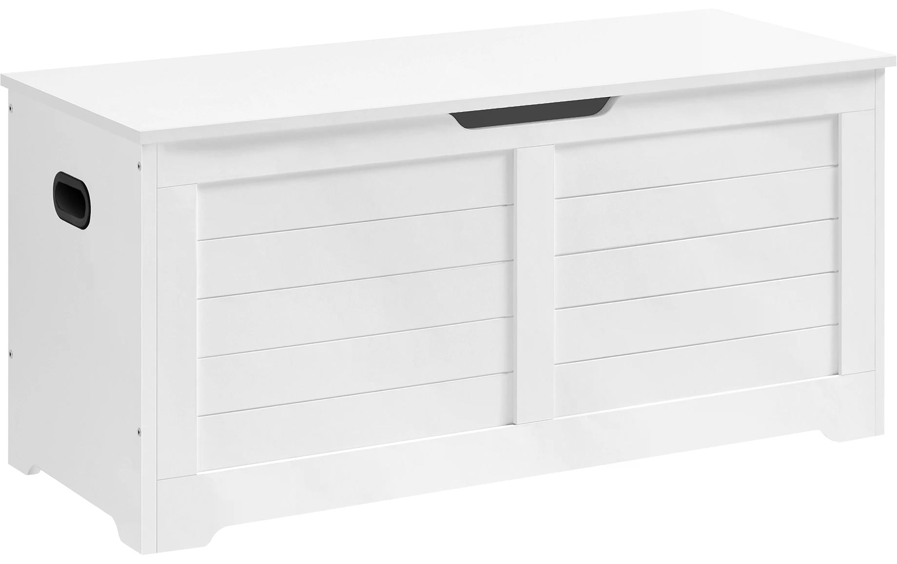 Vasagle Truhe Landhausstil Weiss matt/Weiss