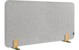 Legamaster ELEMENTS Akustik-Tischtrennwand 60x120m, grau, inkl