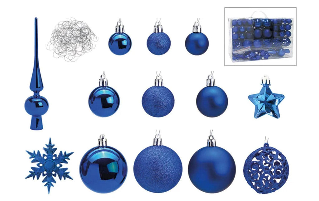 Weihnachtskugeln-Set 111er Ø 3/4/6 cm Verschiedene Farben G. Wurm