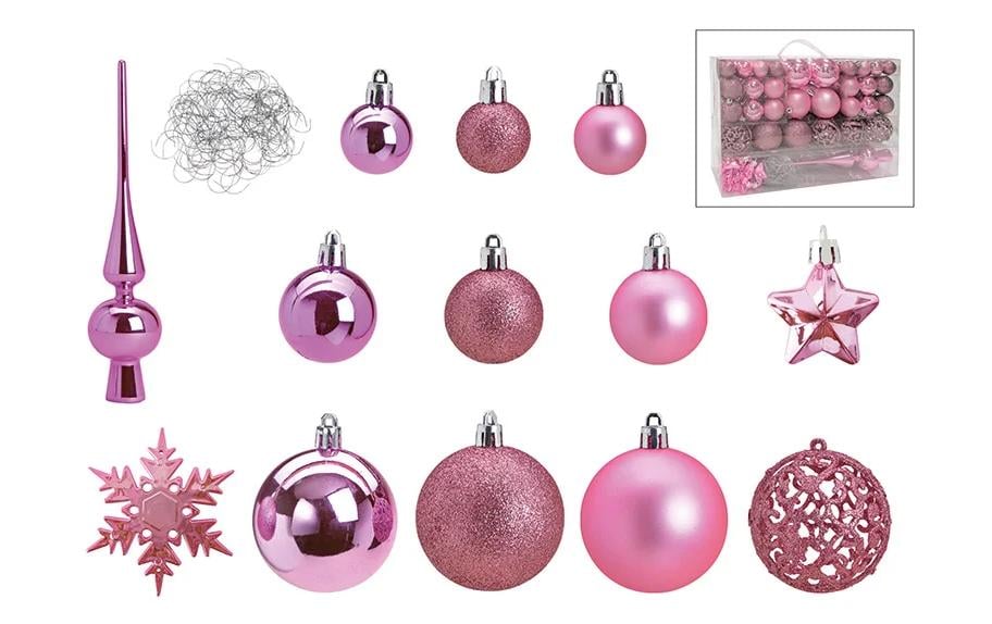 Weihnachtskugeln-Set 111er Ø 3/4/6 cm Verschiedene Farben G. Wurm