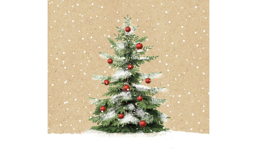 Braun + Company Weihnachtsservietten My Christmas Tree 33 cm x 33 cm