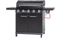 STRUCT Gasgrill Austin 5-Brenner Edelstahl schwarz 160 cm Grills & Feuerstellen STRUCT