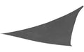 Shade Sail Dreieckig Wasserabweisend Schwarz 360x360 cm Garteneinrichtung Eurotrail