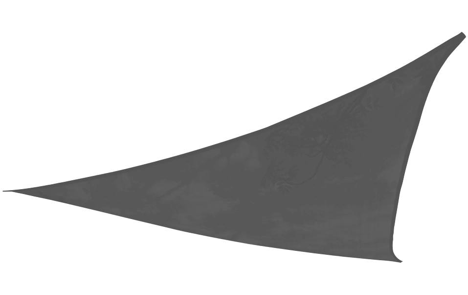 Shade Sail Dreieckig Wasserabweisend Schwarz 360x360 cm Garteneinrichtung Eurotrail