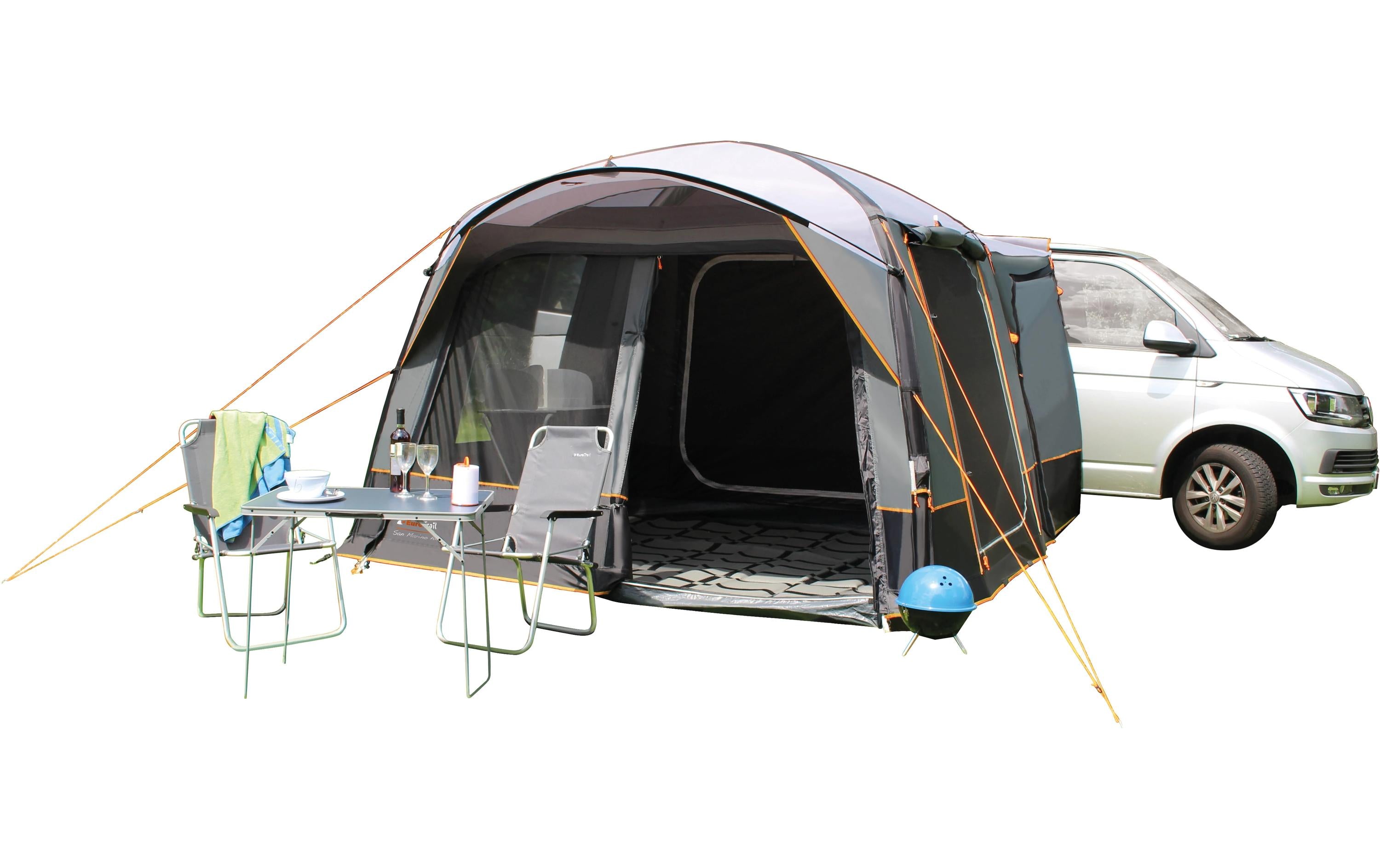 Eurotrail San Marino Air Buszelt Grau aus atmungsaktivem Polyester 300 x 200 cm Sport & Freizeit > Camping > Zelte Eurotrail