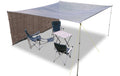 Schattentuch Schwarz UV-Schutz 50+ 6x4 Meter für Garten Garteneinrichtung Eurotrail