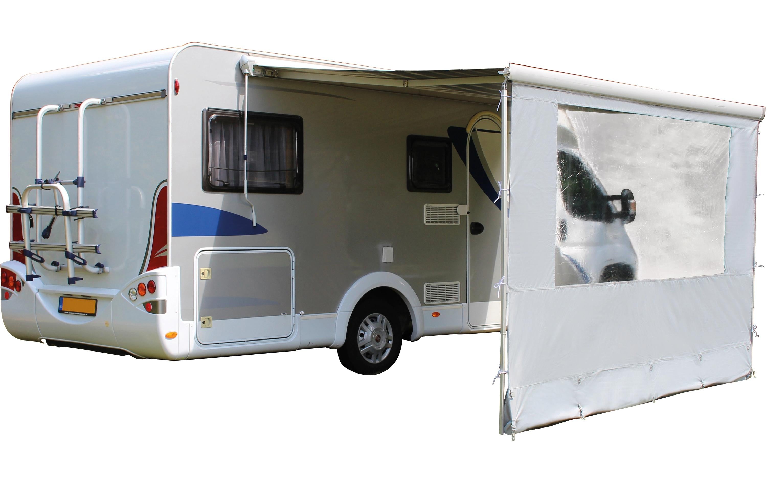 Eurotrail Markisen Vorderwand Grau Windschutz 350 cm Polyester Sport & Freizeit > Camping > Zelte Eurotrail