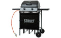 STRUCT Gasgrill Wrangler Gasgrill Schwarz mit 2 Brennern und Thermometer Grills & Feuerstellen STRUCT
