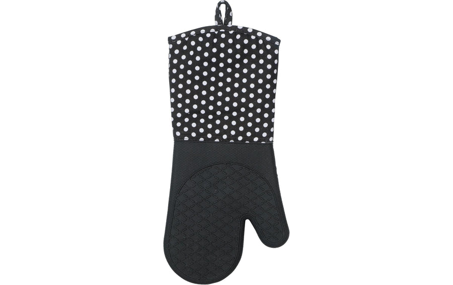 Wenko Küchenhandschuhe Schwarz Baumwolle Silikon 2er Set Grills & Feuerstellen Wenko