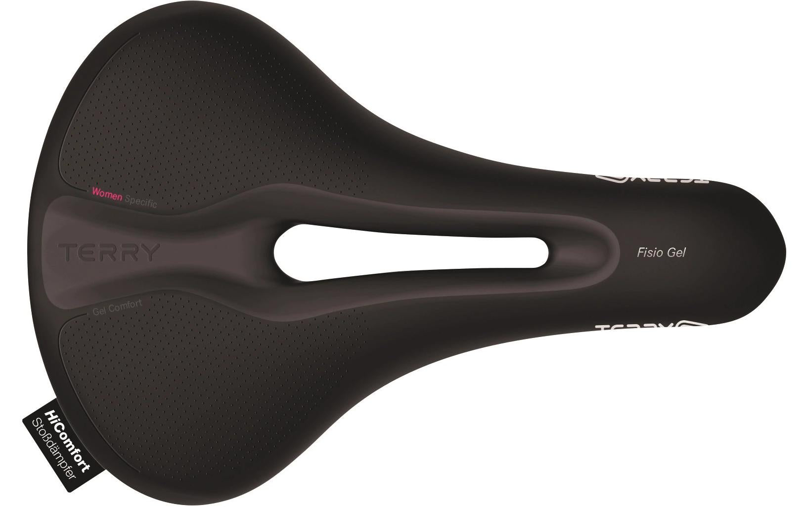 Terry Fahrradsattel Fisio Flex Gel Lady Schwarz