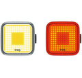 Knog Lichtset Blinder Square twin pack black