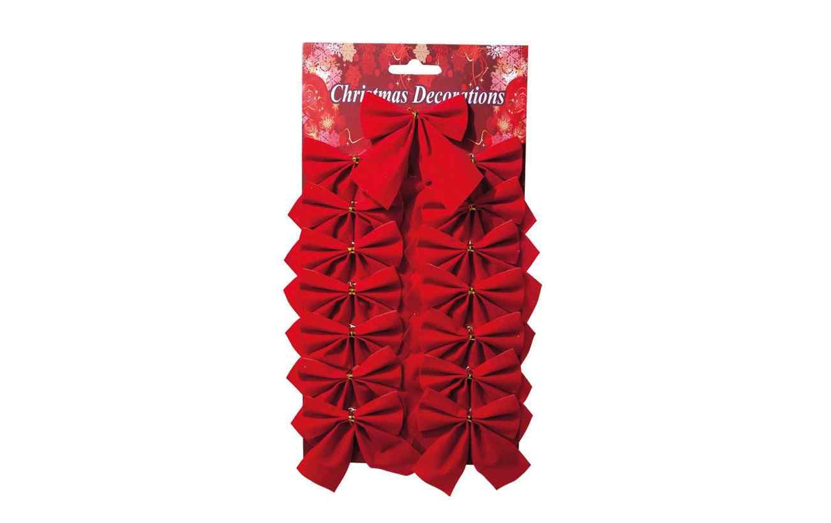 Dekomat AG Weihnachtsdeko Rot, 24 Stück