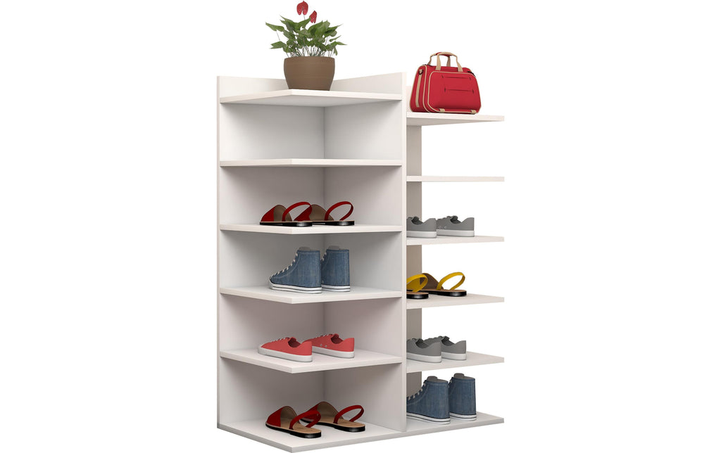 VCM Schuhregal Enosa Weiss