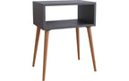 VCM Nachttisch Singol Anthrazit/Honig-Eiche