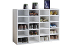 VCM Schuhschrank Hinsol L 20 Fächer Weiss