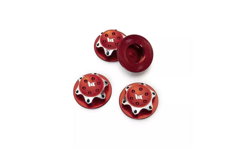 Hobbytech Red Lightweight Radmuttern 17mm 4pcs