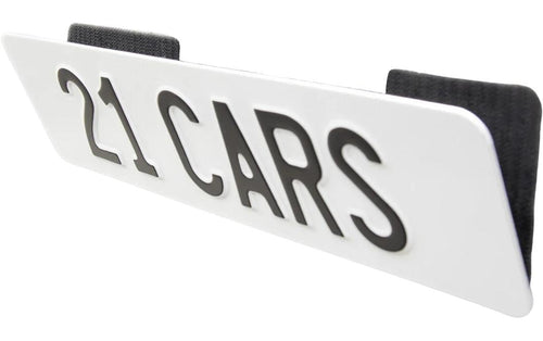 21CARS Klett Wechselschild Nummernschild Mini