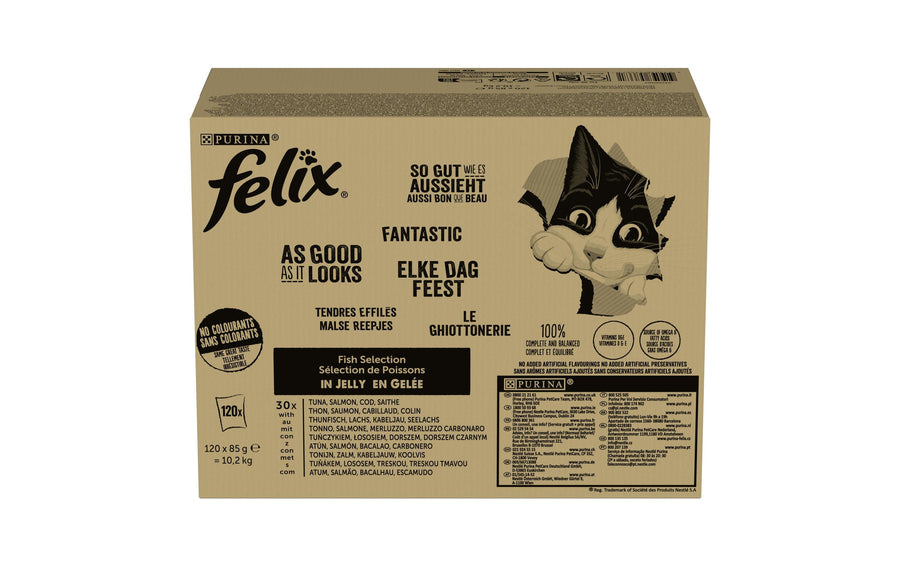 Felix Nassfutter AGAIL Fisch, 120 x 85 g