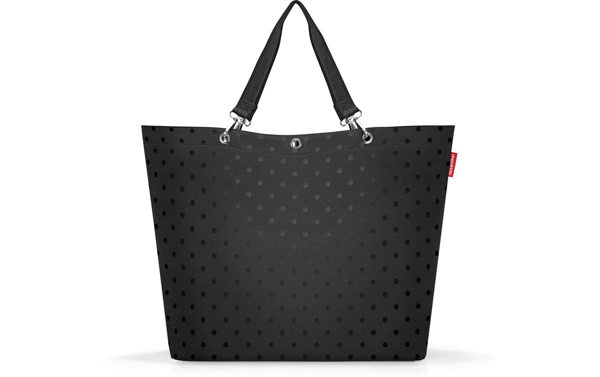 Reisenthel Shopper XL in Schwarz mit dezentem Punktmuster
